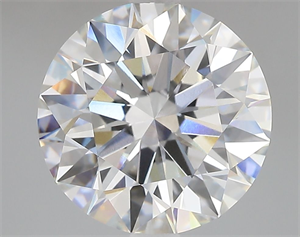 Picture of Lab Grown Diamond 5.03 Carats, Round with Ideal Cut, E Color, VVS2 Clarity and Certified by IGI
