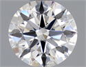 Diamante Natural 0.57 quilates, Redondo , Color D, claridad IF y certificado GIA
