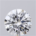 Lab Grown Diamond 1.51 Carats, Round with Ideal Cut, D Color, VVS2 Clarity and Certified by IGI