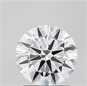 Lab Grown Diamond 1.30 Carats, Round with Excellent Cut, E Color, VVS2 Clarity and Certified by IGI