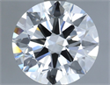 Natural Diamond 2.50 Carats, Round with Excellent Cut, I Color, VS1 Clarity and Certified by GIA
