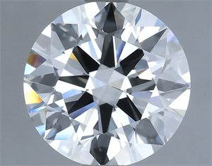 Picture of Natural Diamond 2.50 Carats, Round with Excellent Cut, I Color, VS1 Clarity and Certified by GIA