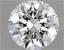 Diamante Natural 0.50 quilates, Redondo , Color D, claridad IF y certificado GIA