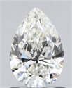 Natural Diamond 0.82 Carats, Pear with  Cut, H Color, SI1 Clarity and Certified by GIA