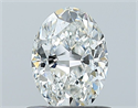 Natural Diamond 0.70 Carats, Oval with  Cut, F Color, VS1 Clarity and Certified by GIA