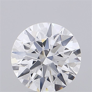 Picture of Lab Grown Diamond 2.01 Carats, Round with Ideal Cut, D Color, VVS2 Clarity and Certified by IGI