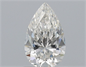 Diamante Natural 0.71 quilates, De pera , Color G, claridad VVS2 y certificado GIA