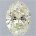 Natural Diamond 1.35 Carats, Oval with  Cut, K Color, VS1 Clarity and Certified by IGI