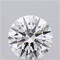 Lab Grown Diamond 3.01 Carats, Round with Ideal Cut, F Color, VVS2 Clarity and Certified by IGI