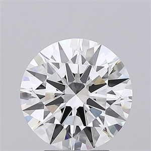 Picture of Lab Grown Diamond 3.01 Carats, Round with Ideal Cut, F Color, VVS2 Clarity and Certified by IGI