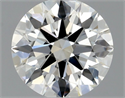 Diamante Natural 0.54 quilates, Redondo , Color H, claridad VVS1 y certificado GIA