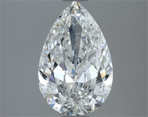 Picture of Natural Diamond 2.02 Carats, Pear with  Cut, F Color, VS1 Clarity and Certified by GIA