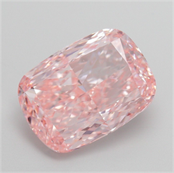 Picture of Lab Grown Diamond 10.02 Carats, CUSHION MODIFIED with  Cut, Fancy Vivid Pink Color, VS1 Clarity and Certified by IGI