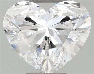 Picture of Natural Diamond 0.40 Carats, Heart with  Cut, D Color, VVS1 Clarity and Certified by GIA