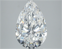 Diamante Natural 3.01 quilates, De pera , Color D, claridad SI1 y certificado GIA