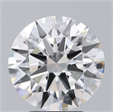 Del inventario de diamantes de laboratorio, 4.03 quilates, Redondo , Color F, claridad VVS2 y certificado IGI