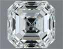 Natural Diamond 1.02 Carats, Asscher with  Cut, H Color, VS1 Clarity and Certified by IGI
