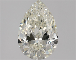 Picture of Natural Diamond 1.01 Carats, Pear with  Cut, K Color, VVS1 Clarity and Certified by GIA
