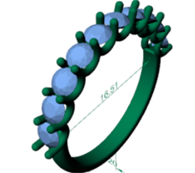 1 carat Lab Diamonds, D VVS2 certified ring