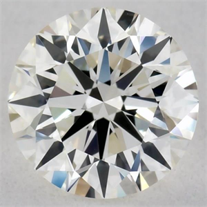 Picture of Natural Diamond 0.57 Carats, Round with Excellent Cut, J Color, VVS1 Clarity and Certified by GIA