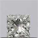 Diamante Natural 0.32 quilates, Princesa , Color H, claridad VS2 y certificado GIA
