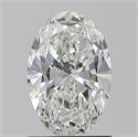 Natural Diamond 1.20 Carats, Oval with  Cut, G Color, SI1 Clarity and Certified by GIA