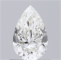 Natural Diamond 0.50 Carats, Pear with  Cut, I Color, VS2 Clarity and Certified by GIA