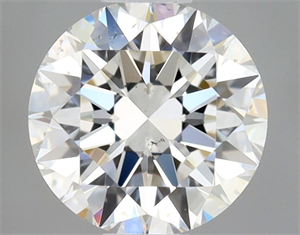 Picture of Natural Diamond 0.50 Carats, Round with Excellent Cut, G Color, SI1 Clarity and Certified by GIA