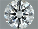 Natural Diamond 0.70 Carats, Round with Excellent Cut, L Color, VS2 Clarity and Certified by GIA