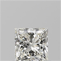 Natural Diamond 0.81 Carats, Princess with  Cut, J Color, VVS1 Clarity and Certified by GIA