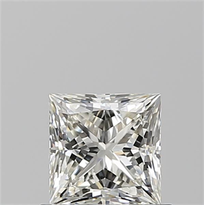 Picture of Natural Diamond 0.81 Carats, Princess with  Cut, J Color, VVS1 Clarity and Certified by GIA