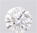 Lab Grown Diamond 1.53 Carats, Round with Ideal Cut, F Color, VVS2 Clarity and Certified by IGI