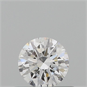 Diamante Natural 0.43 quilates, Redondo , Color E, claridad IF y certificado GIA