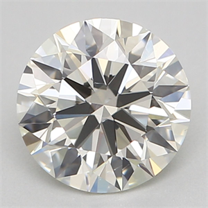 Picture of Natural Diamond 0.71 Carats, Round with Excellent Cut, K Color, VS1 Clarity and Certified by GIA