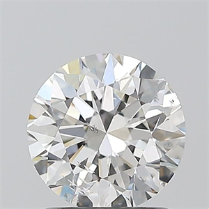 Picture of Natural Diamond 1.20 Carats, Round with Excellent Cut, H Color, SI2 Clarity and Certified by GIA