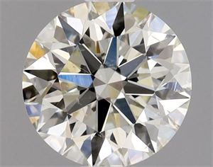 Picture of Natural Diamond 0.70 Carats, Round with Excellent Cut, L Color, SI2 Clarity and Certified by GIA