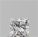 Natural Diamond 0.50 Carats, Princess with  Cut, F Color, VS2 Clarity and Certified by GIA