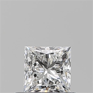 Picture of Natural Diamond 0.50 Carats, Princess with  Cut, F Color, VS2 Clarity and Certified by GIA
