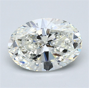 Foto Diamante Natural 3.01 quilates, Ovalado , Color I, claridad VS1 y certificado GIA de