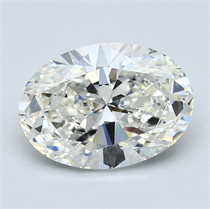 Foto Diamante Natural 3.01 quilates, Ovalado , Color I, claridad VS1 y certificado GIA de