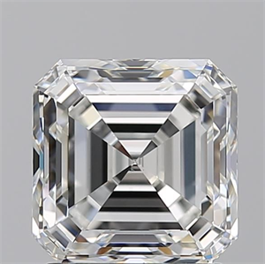 Picture of Natural Diamond 2.01 Carats, Asscher with  Cut, H Color, VS1 Clarity and Certified by GIA