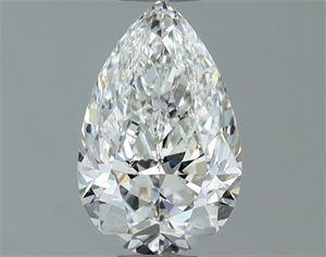 Picture of Natural Diamond 1.00 Carats, Pear with  Cut, H Color, SI2 Clarity and Certified by IGI
