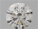 Natural Diamond 0.40 Carats, Round with Excellent Cut, H Color, VVS2 Clarity and Certified by GIA