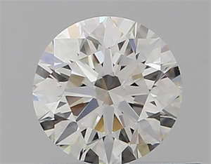 Picture of Natural Diamond 0.40 Carats, Round with Excellent Cut, H Color, VVS2 Clarity and Certified by GIA