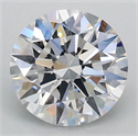 Lab Grown Diamond 1.10 Carats, Round with Ideal Cut, D Color, VS1 Clarity and Certified by IGI