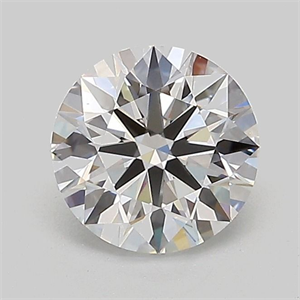 Picture of Lab Grown Diamond 1.02 Carats, Round with Ideal Cut, D Color, VVS2 Clarity and Certified by IGI