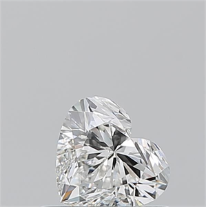 Picture of Natural Diamond 0.50 Carats, Heart with  Cut, H Color, VS1 Clarity and Certified by GIA