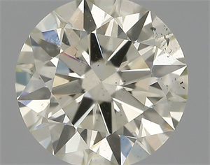 Picture of Natural Diamond 0.51 Carats, Round with Excellent Cut, L Color, SI1 Clarity and Certified by IGI