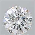Diamante Natural 1.50 quilates, Redondo , Color F, claridad SI1 y certificado GIA