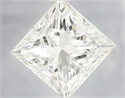 Natural Diamond 3.01 Carats, Princess with  Cut, G Color, VVS1 Clarity and Certified by IGI